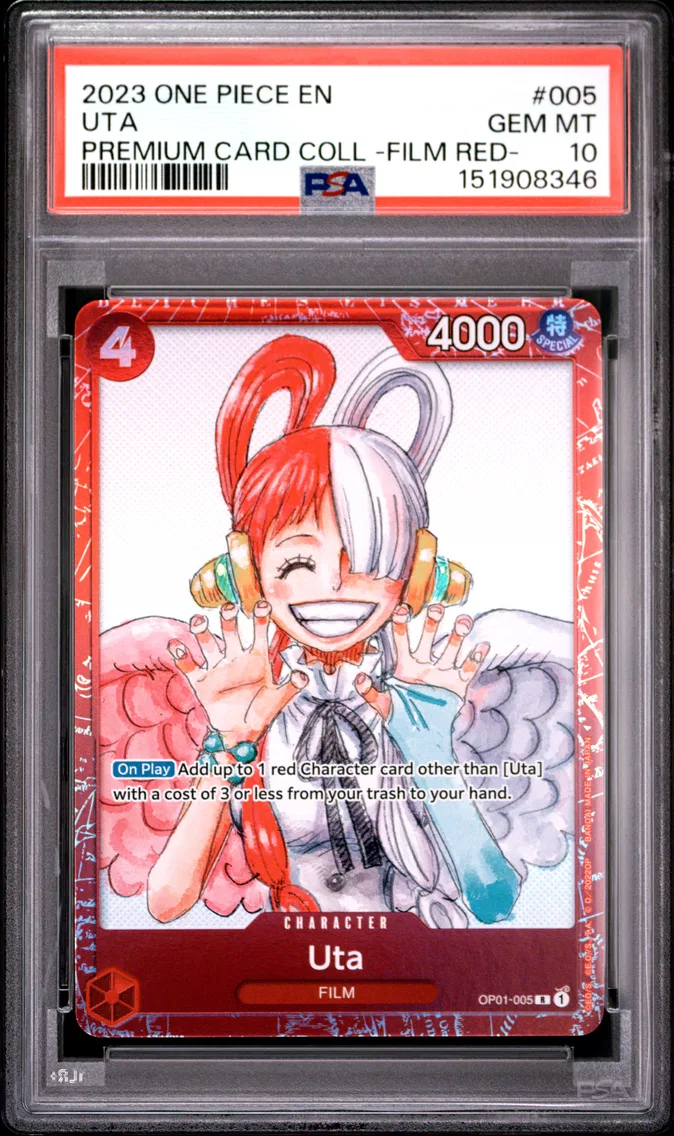 2023 #005 Uta PSA 10 One Piece Premium Card Collection -One Piece Film Red-