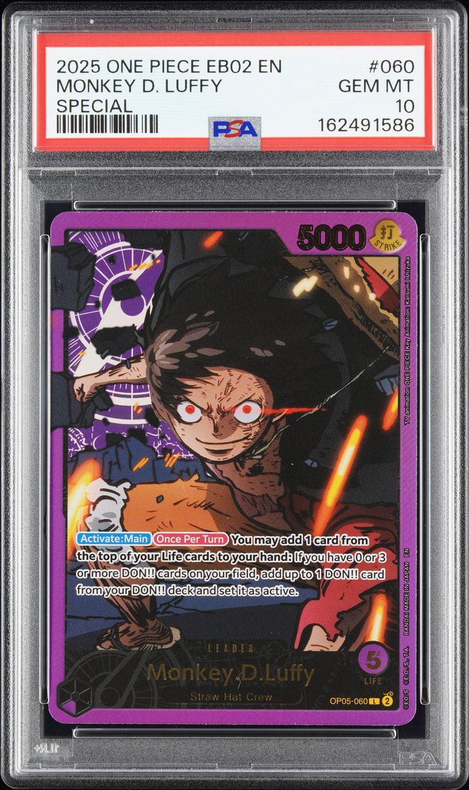 2025 #060 Monkey D. Luffy PSA 10