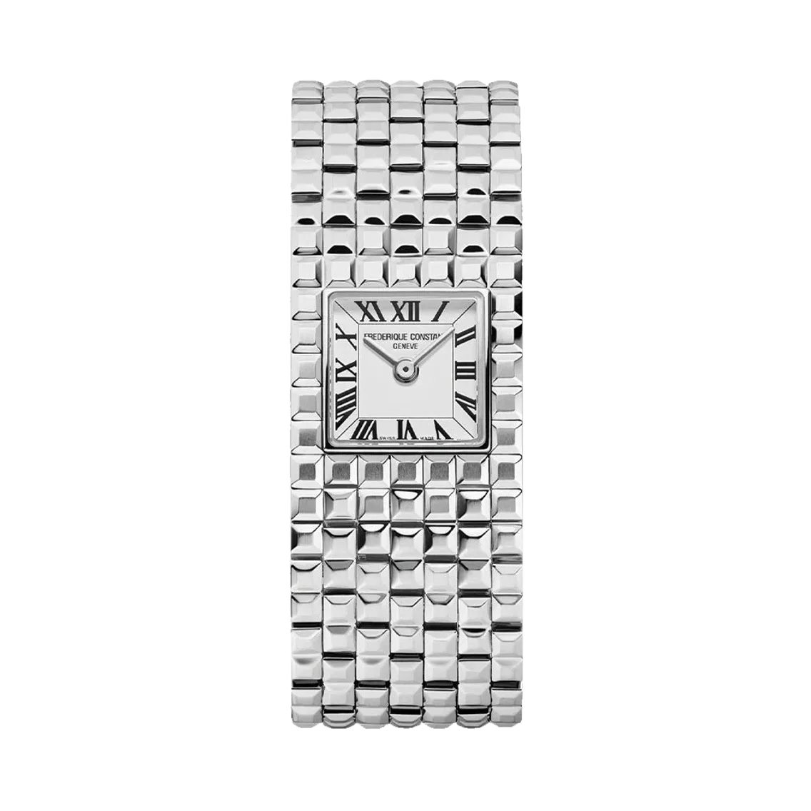 Frederique Constant Classics Manchette 25.7mm - White on Bracelet