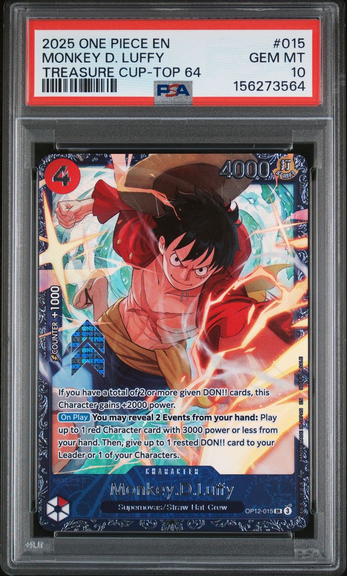 2025 #015 Monkey D. Luffy PSA 10
