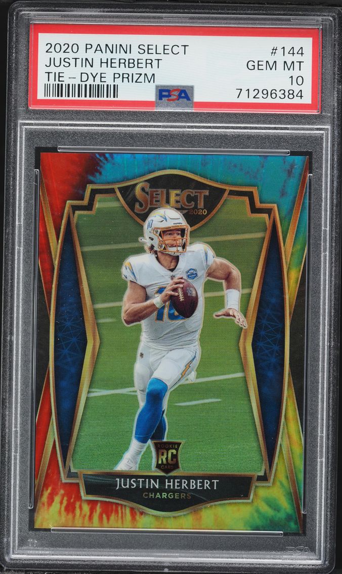 2020 #144 Justin Herbert PSA 10