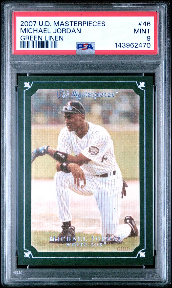 2007 #46 Michael Jordan PSA 9 Upper Deck Masterpieces