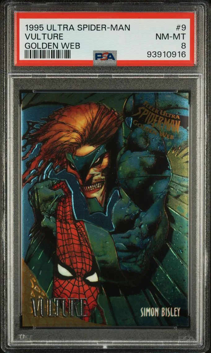 1995 #9 Vulture PSA 8 Ultra Spider-Man Golden Web
