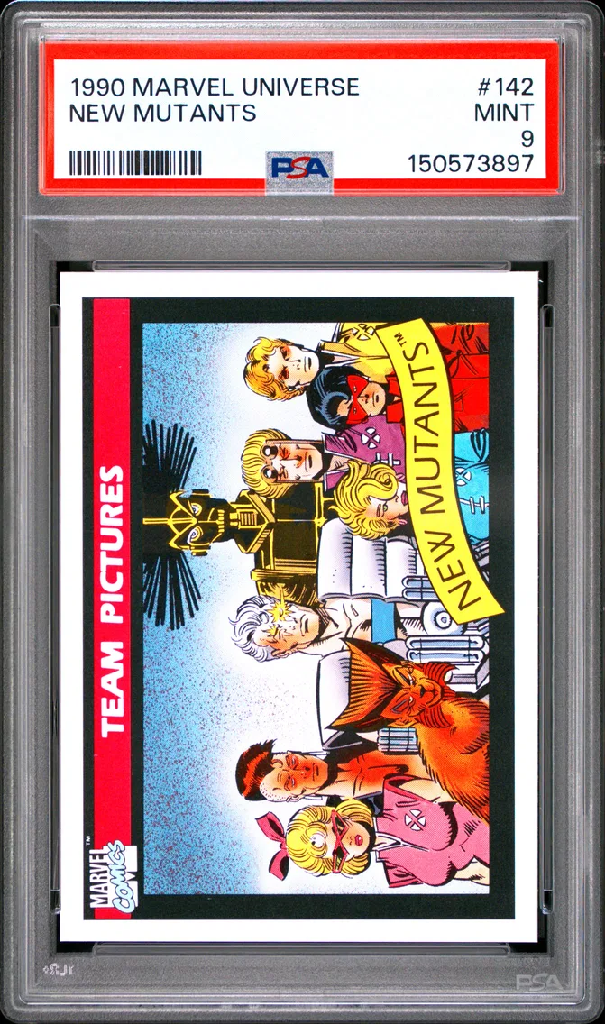 1990 #142 New Mutants PSA 9 Marv