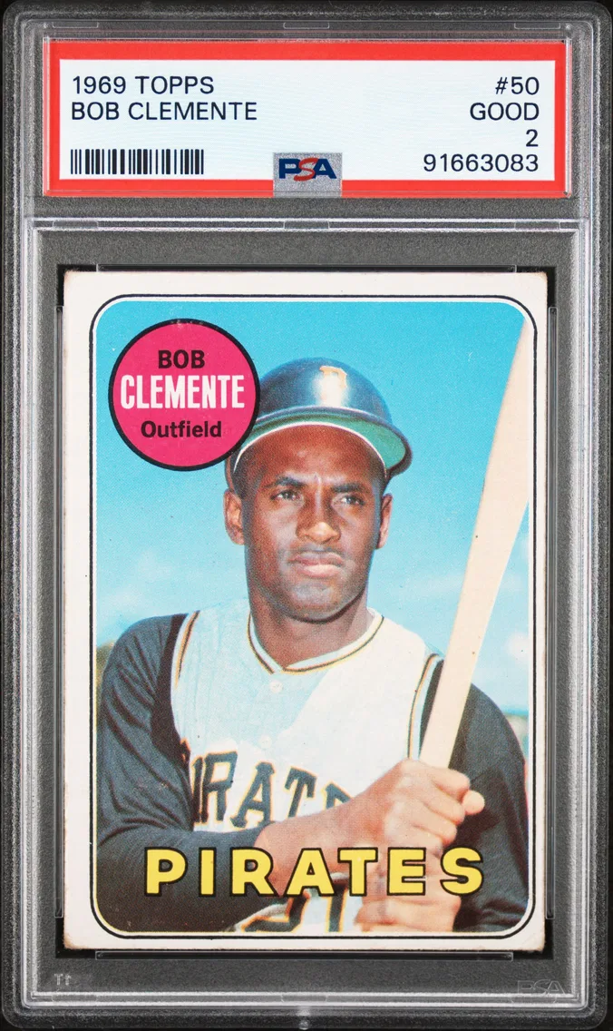 1969 #50 Bob Clemente PSA 2 Topps