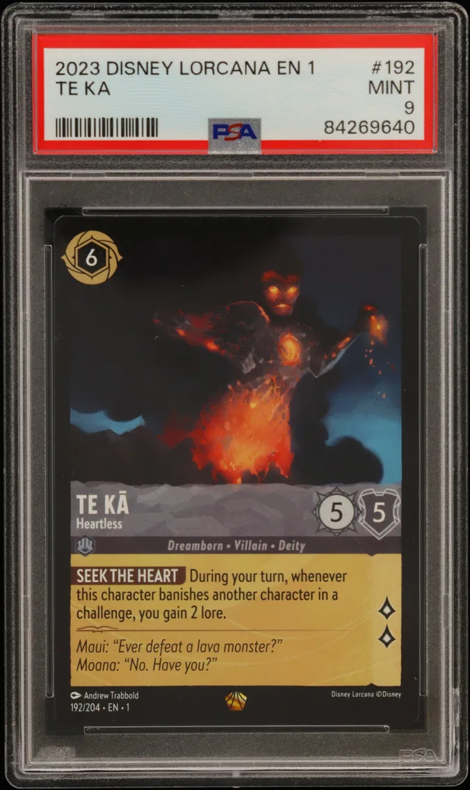 2023 #192 TE KA PSA 9 Disney Lorcana EN 1-the First Chapter