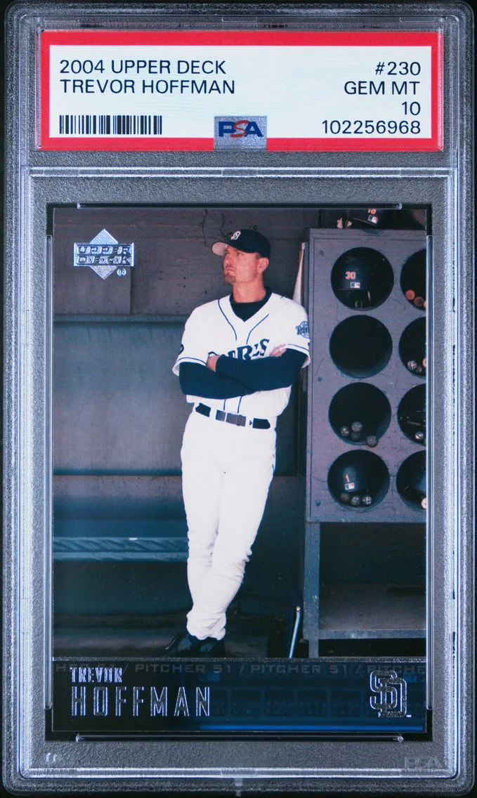 2004 #230 Trevor Hoffman PSA 10 Upper Deck