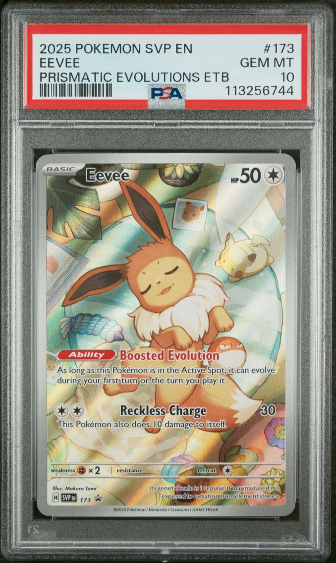 2025 #173 Eevee PSA 10 Svp EN-SV Black Star Promo Pokemon