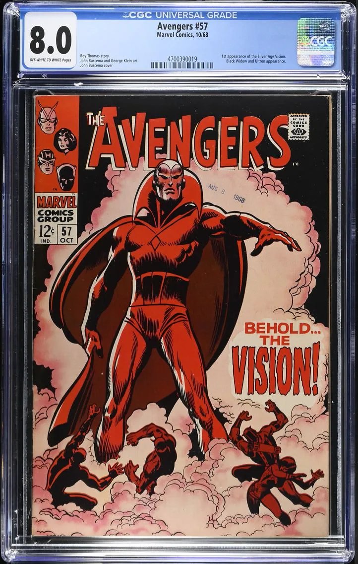 1968 #NA 1968 Avengers #57 CGC 8 Marvel Comics CGC 8