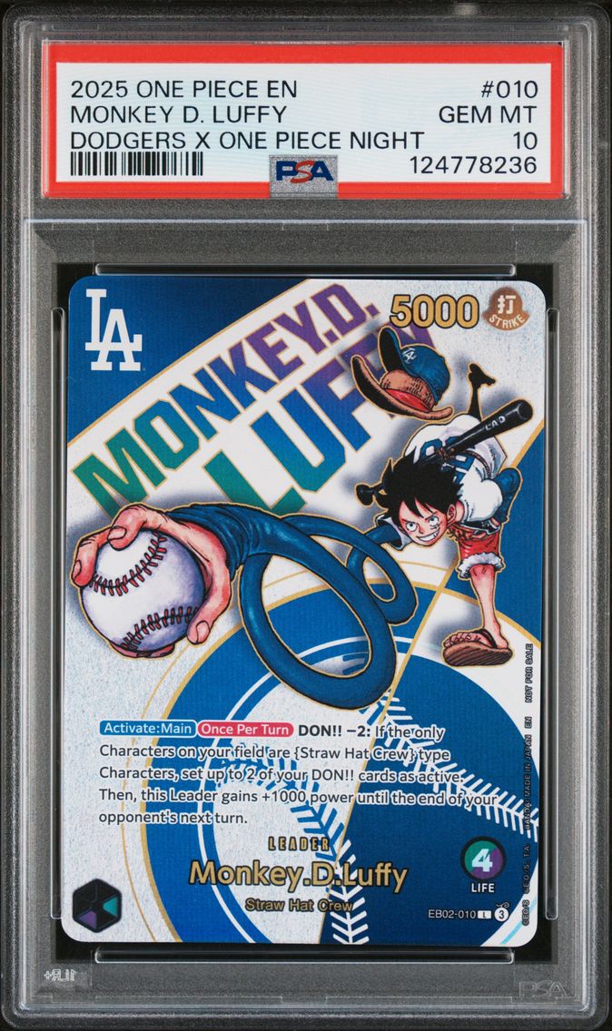 2025 #010 Monkey D. Luffy PSA 10