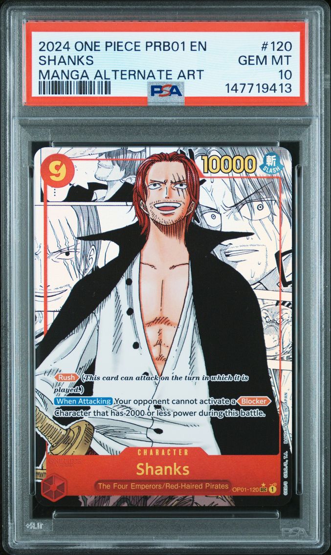 2024 #120 Shanks PSA 10 PRB01-Pr