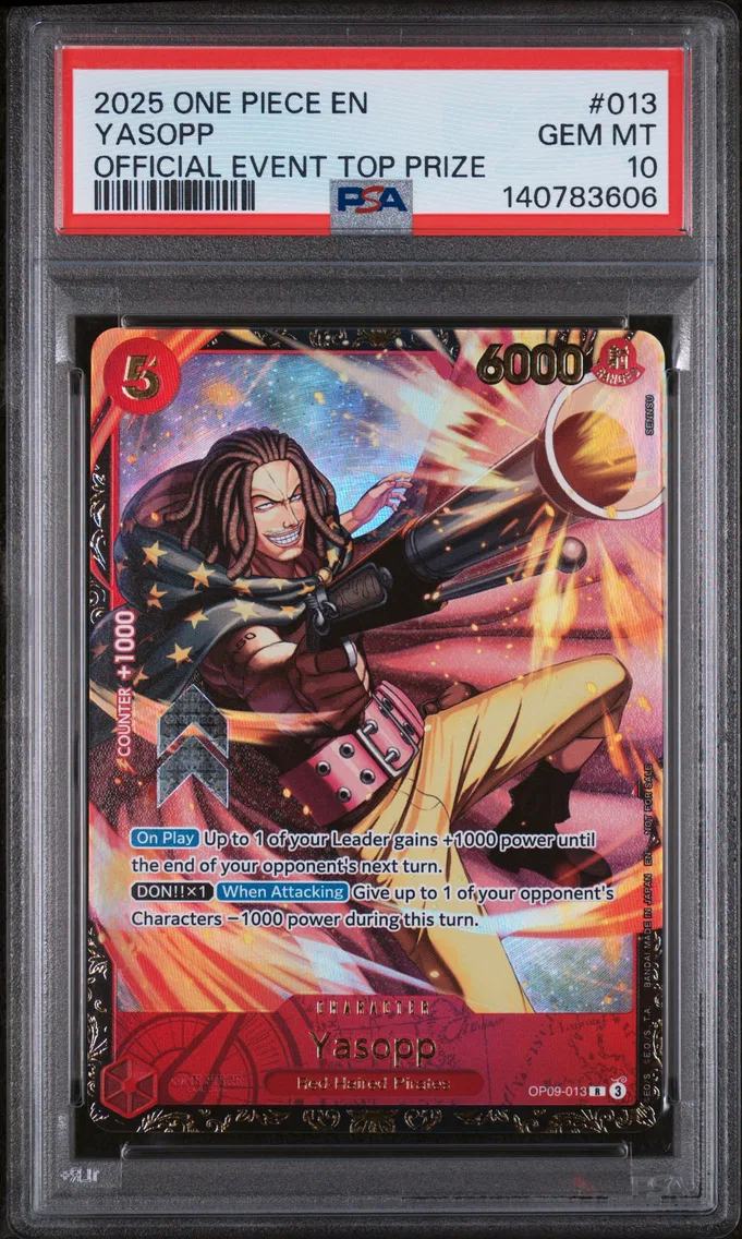 2025 #013 Yasopp PSA 10 One Piece Promos