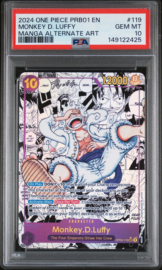 2024 #119 Monkey D. Luffy PSA 10