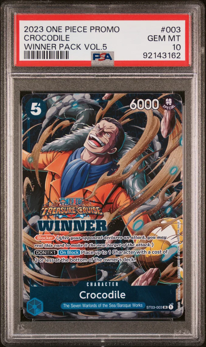 2023 #003 Crocodile PSA 10 One Piece Promos