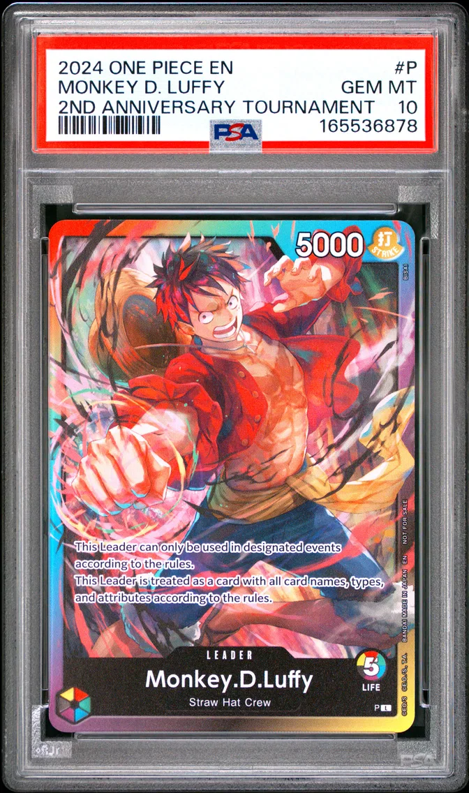 2024 #P Monkey D. Luffy PSA 10 One Piece Promos