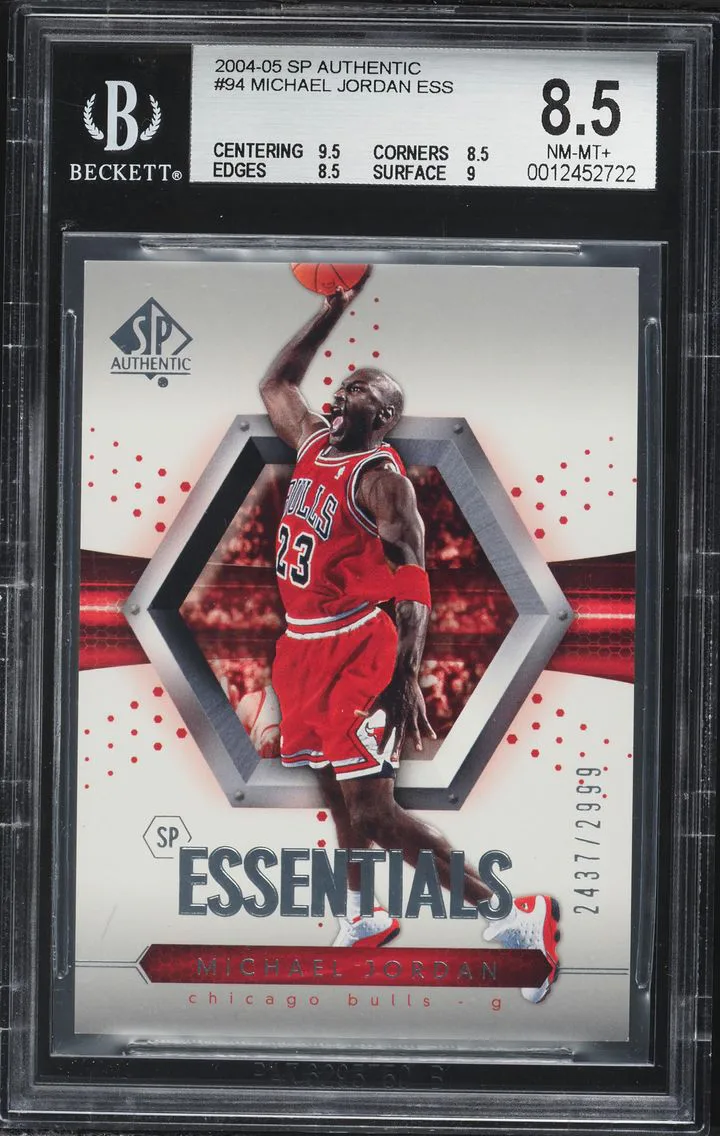 2004 #94 Michael Jordan BGS 8.5 SP Authentic Basketball