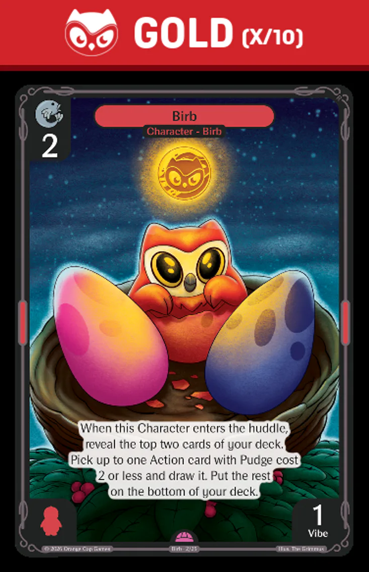 2026 Birb Vibes TCG Promo #2 - Gold