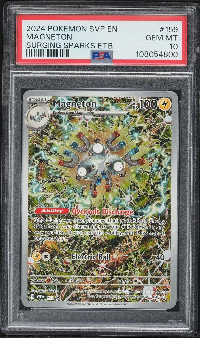2024 #159 Magneton PSA 10 Svp EN-SV Black Star Promo Pokemon