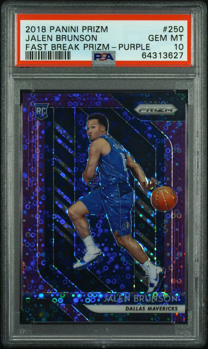 2018 #250 Jalen Brunson PSA 10 Panini Prizm