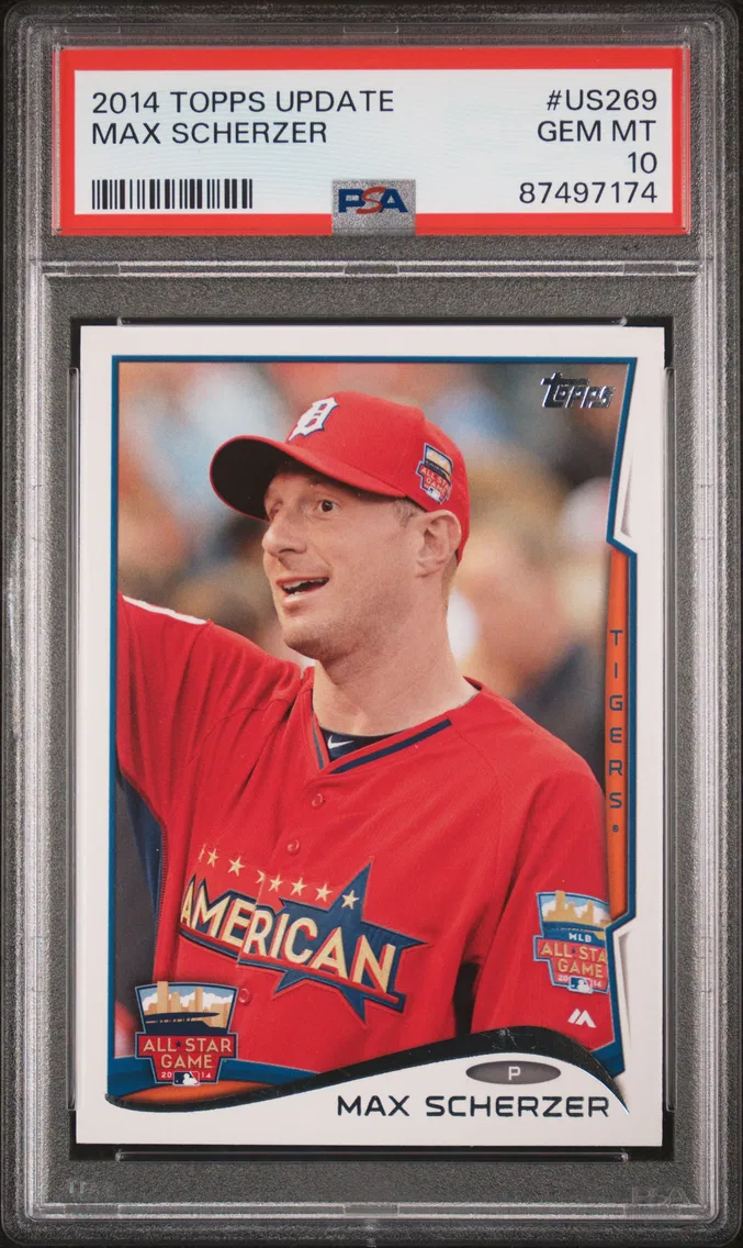 2014 #US269 Max Scherzer PSA 10 Topps Update