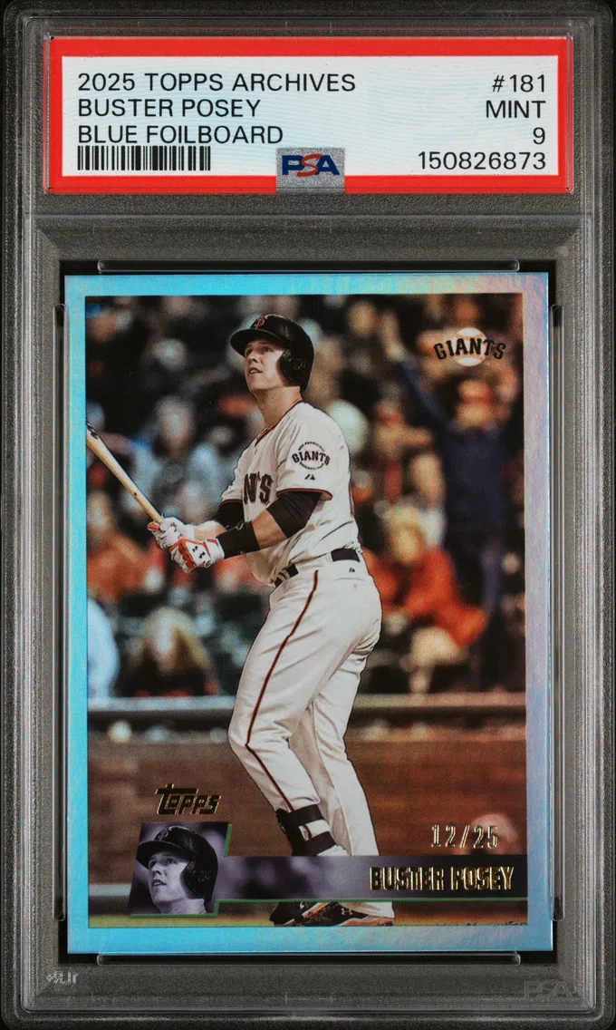 2025 #181 Buster Posey PSA 9 Topps Archives
