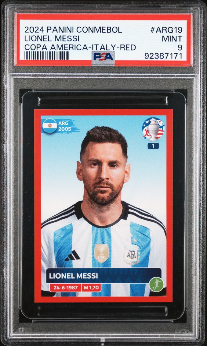 2024 #ARG19 Lionel Messi PSA 9 P