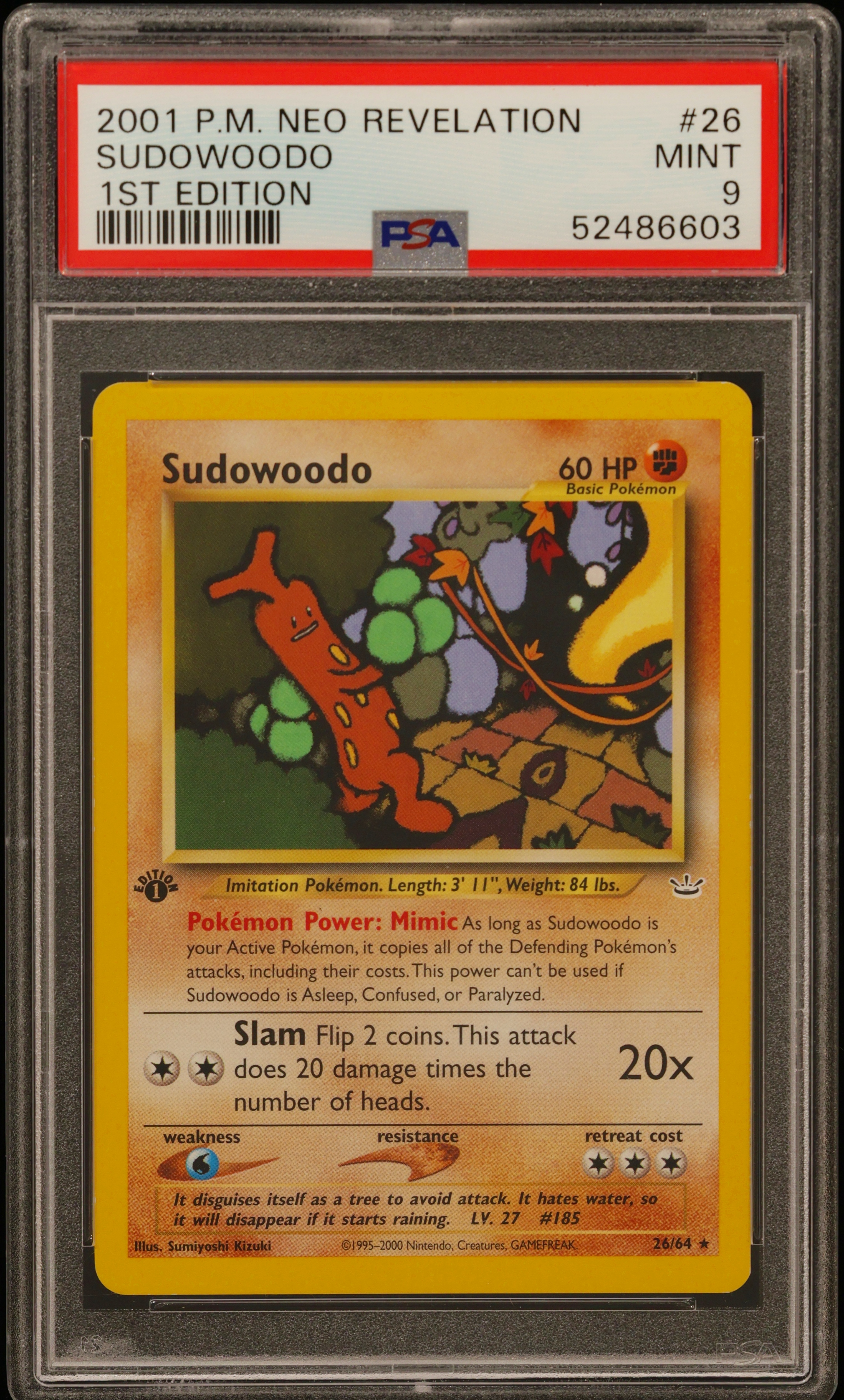 Sudowoodo 1st Edition