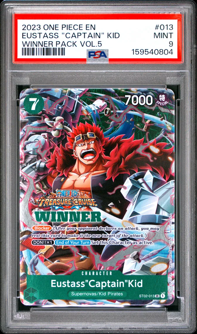 2023 #013 Eustass "Captain" Kid PSA 9 One Piece Promos