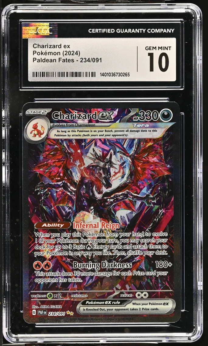 2024 #234 Charizard ex CGC 10 Paldean Fates - PAF EN - English