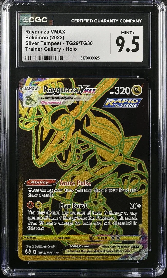 2022 #TG29/TG30 Rayquaza VMAX CGC 9.5 Silver Tempest - English