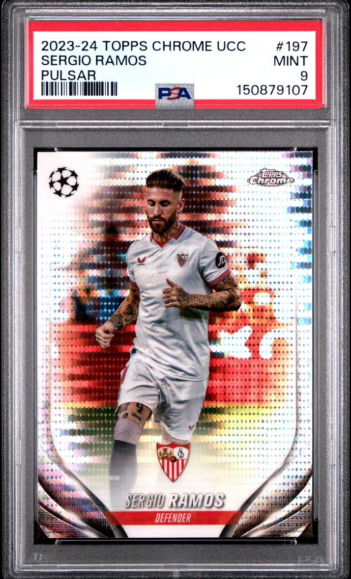 2023 #197 Sergio Ramos PSA 9 Top