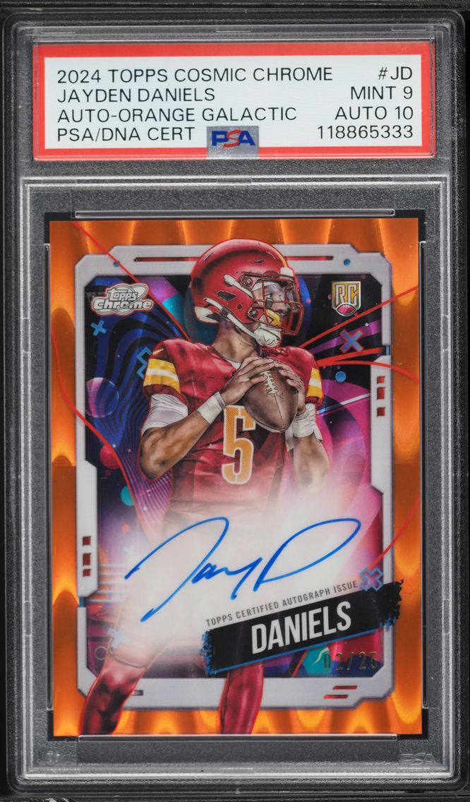 2024 #JD Jayden Daniels PSA 9 To