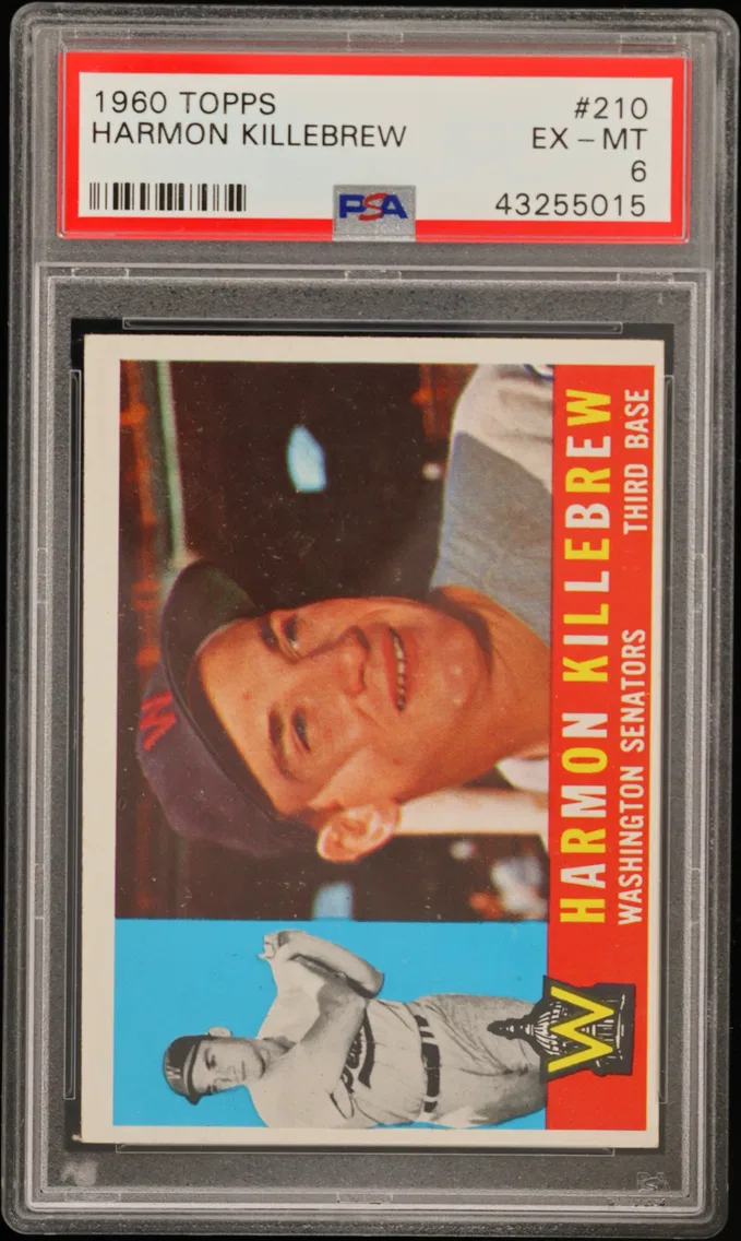 1960 #210 Harmon Killebrew PSA 6 Topps