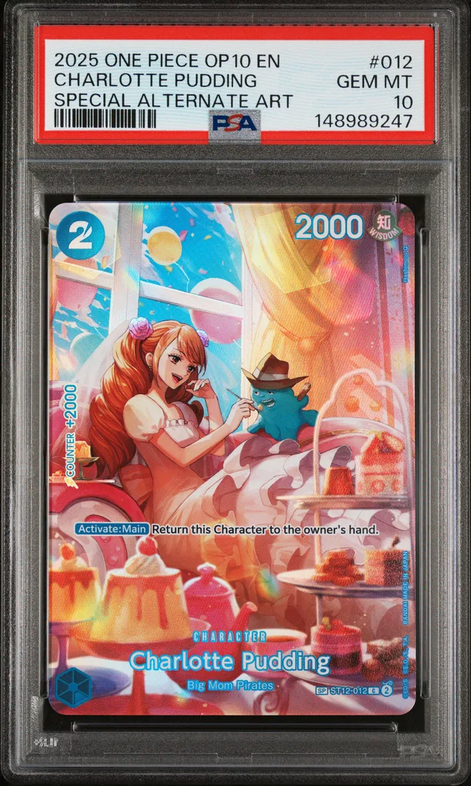 2025 #012 Charlotte Pudding PSA 10 One Piece OP10-Royal Blood