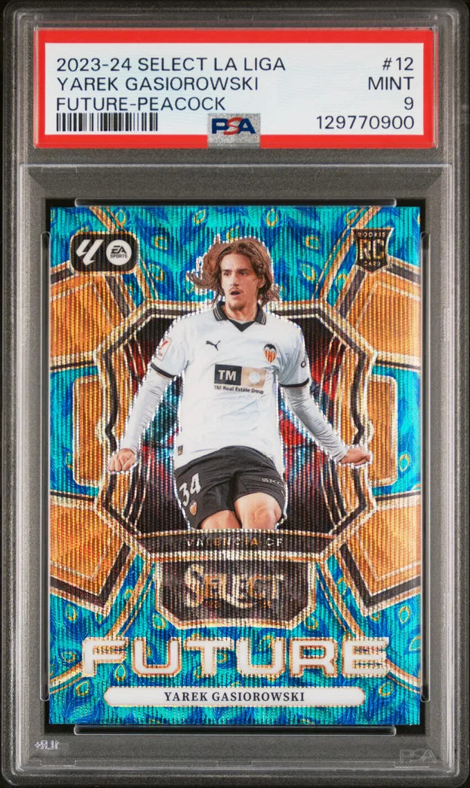 2023 #12 Yarek Gasiorowski PSA 9 Panini Select La Liga Select Future