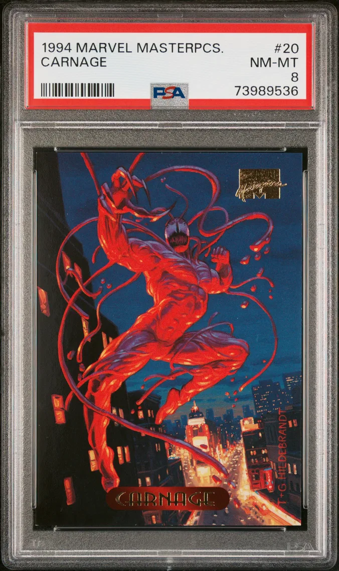 1994 #20 Carnage PSA 8 Marvel Masterpieces