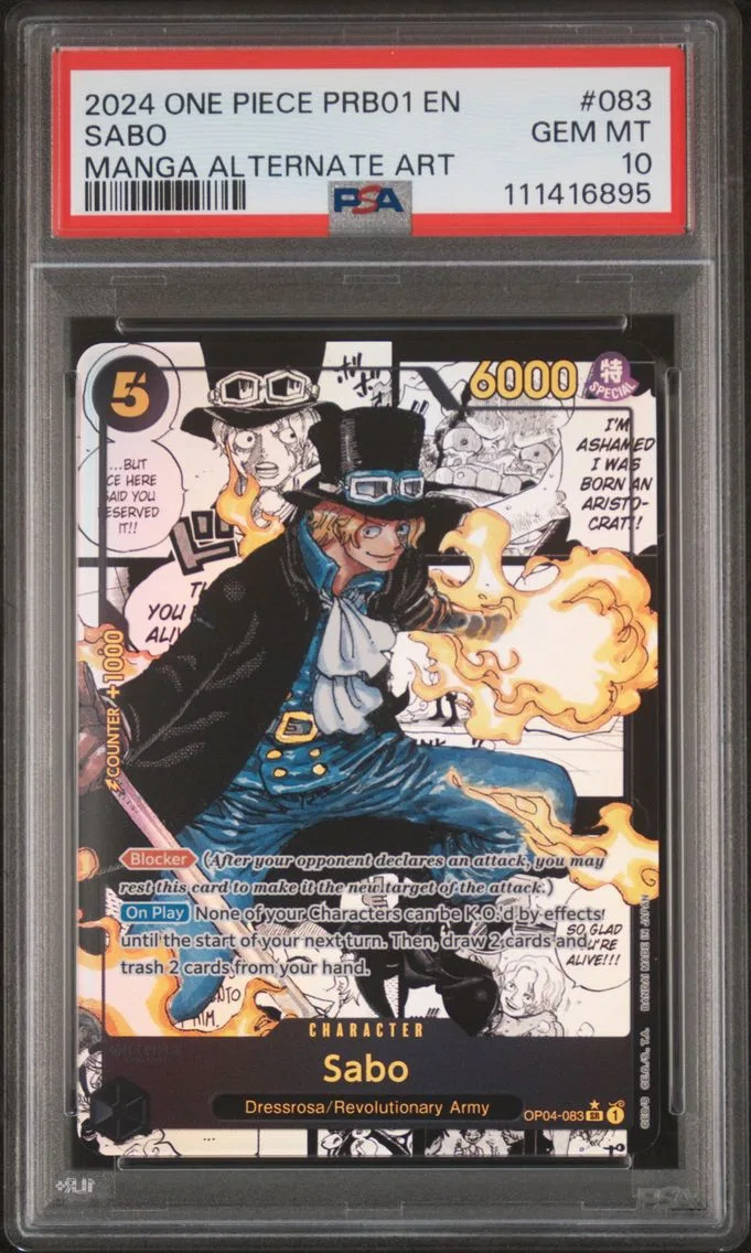 2024 #083 Sabo PSA 10 One Piece 