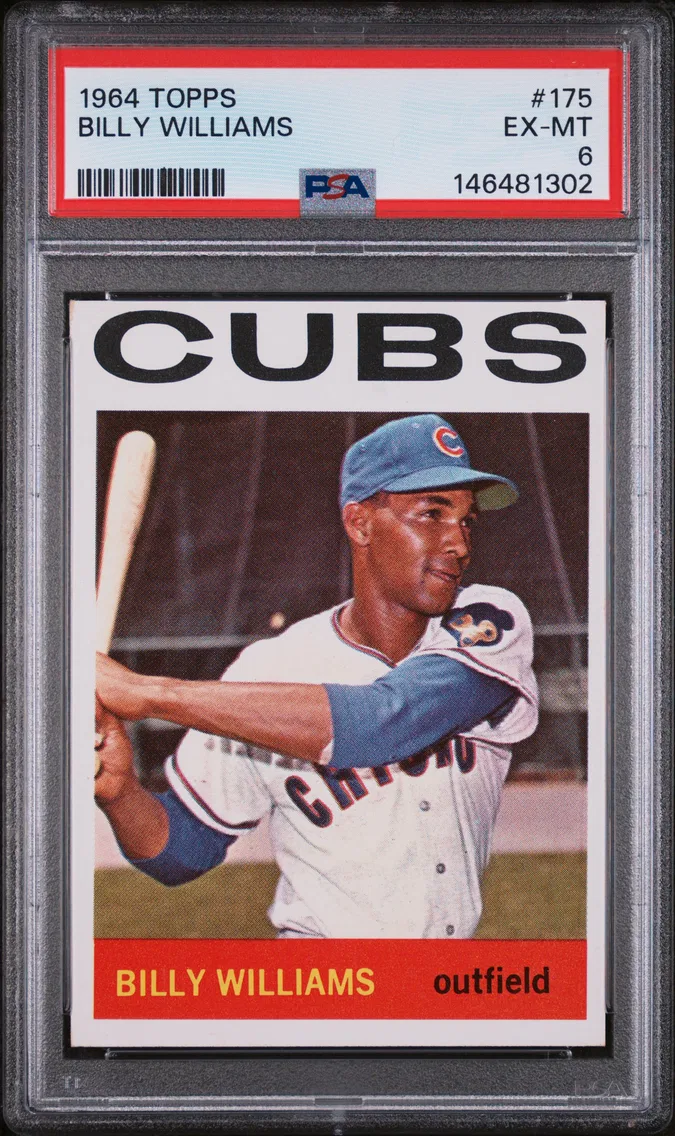 1964 #175 Billy Williams PSA 6 Topps