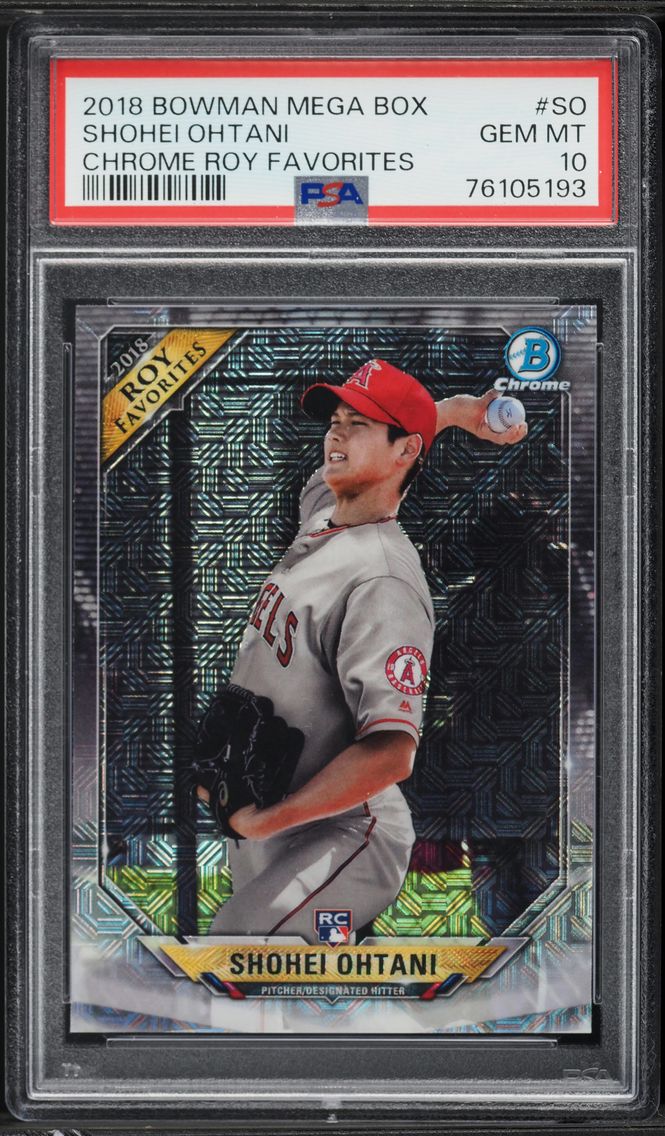 2018 #SO Shohei Ohtani PSA 10 Bo