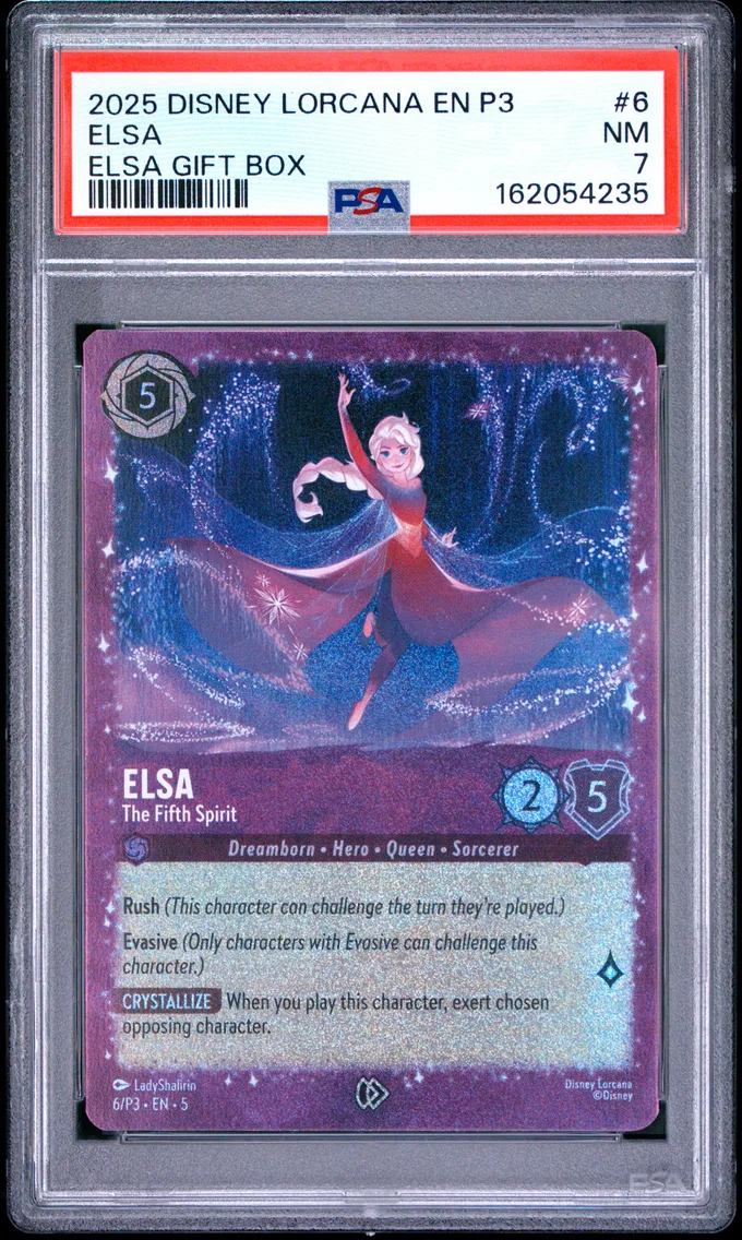 2025 #6 Elsa - the Fifth Spirit PSA 7 Disney Lorcana EN P3-Promo