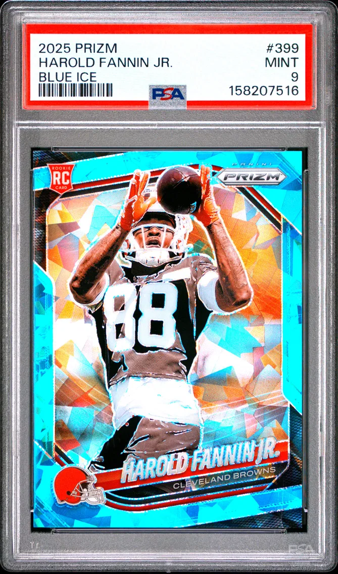 2025 #399 Harold Fannin Jr. PSA 9 Panini Prizm