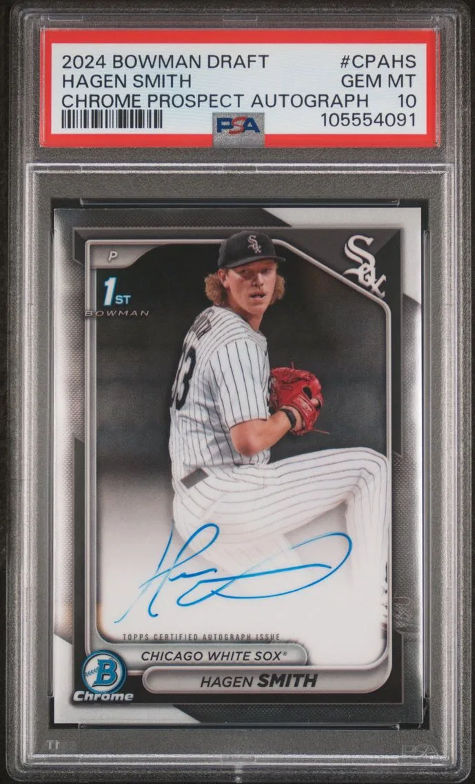 2024 #CPAHS Hagen Smith PSA 10 Bowman Draft Chrome Prospect Autographs