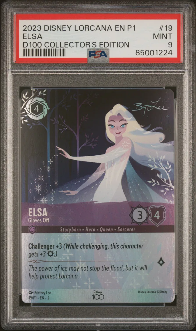 2023 #19 ELSA PSA 9 Disney Lorcana EN P1-Promo