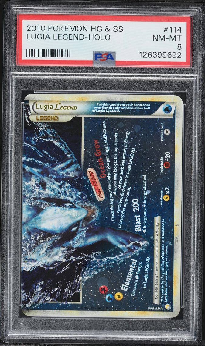 2010 #114 Lugia Legend-Holo PSA
