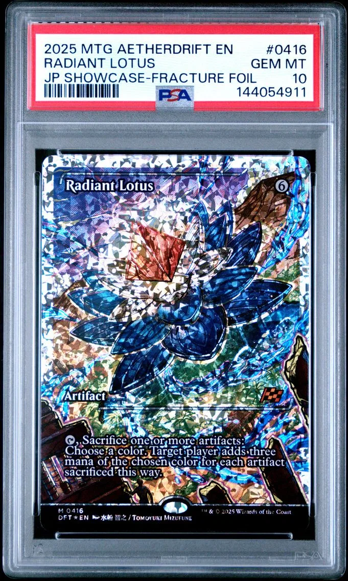 2025 #0416 Radiant Lotus PSA 10 Aetherdrift