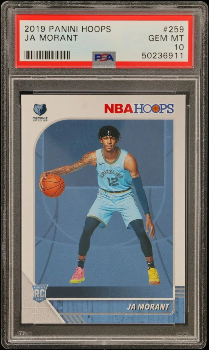 2019 #259 Ja Morant PSA 10 Panini Hoops