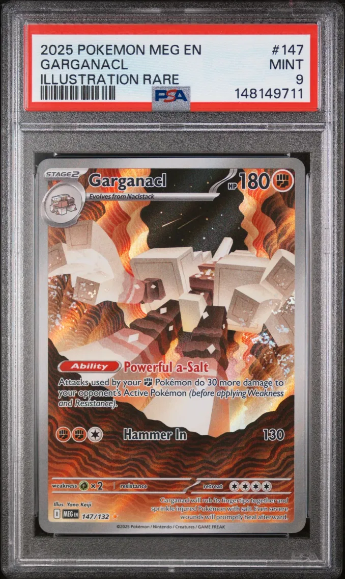 2025 #147 Garganacl PSA 9 Meg EN-Mega Evolution