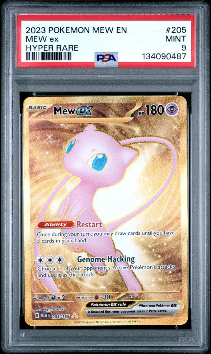 2023 Pokemon Mew EN-151 Mew EX Mew EN-151 #205 PSA 9
