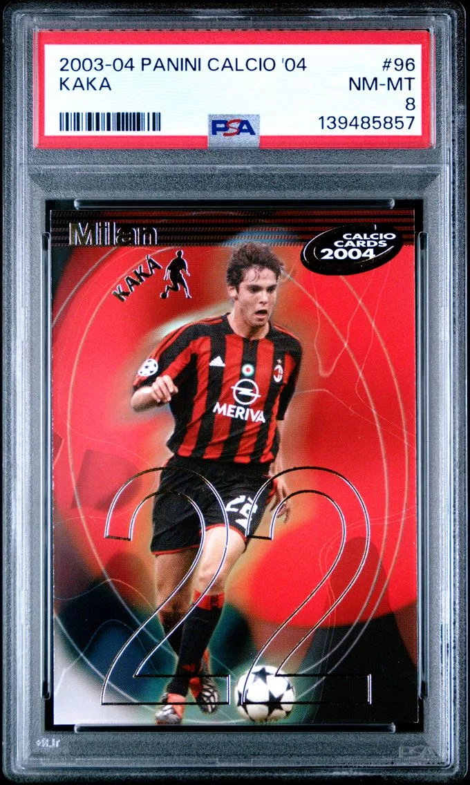 2003 #96 Kaka PSA 8 Panini Calcio '04