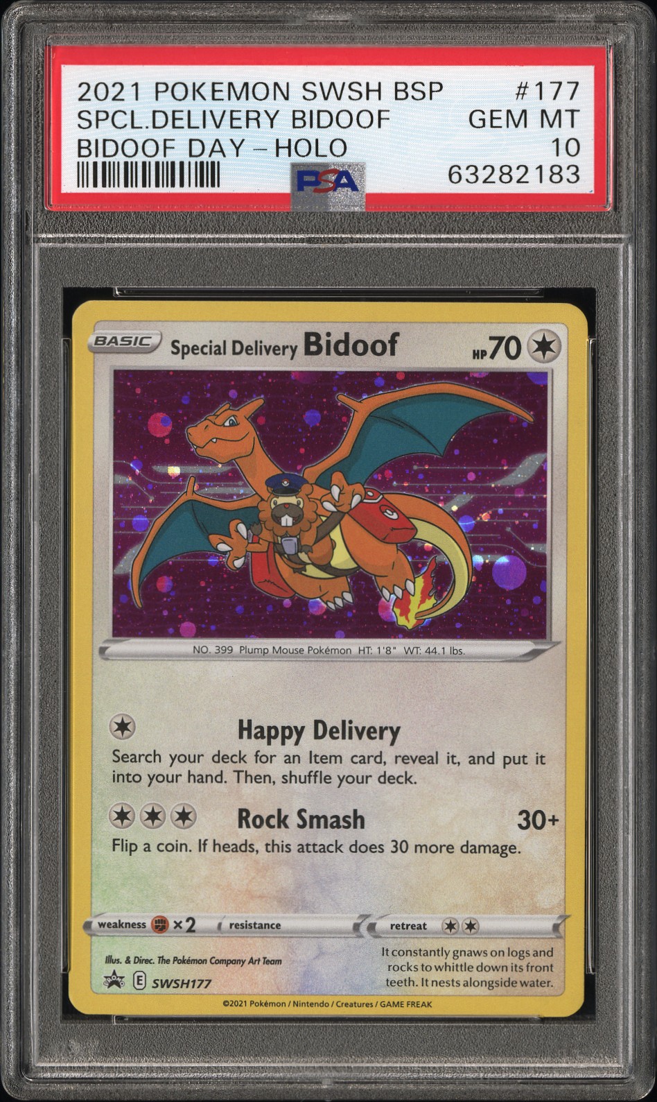 Special Delivery Bidoof-Holo
